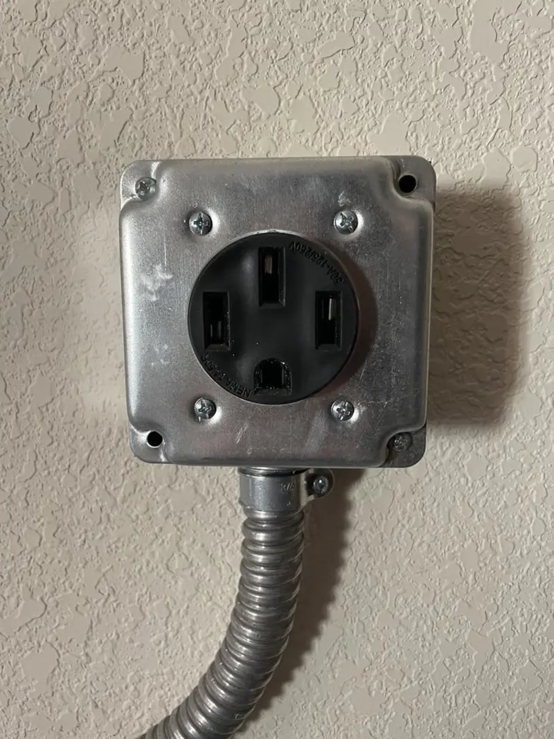 NEMA 14-50 outlet installed for Electrical Panel Upgrade in Marina del Rey