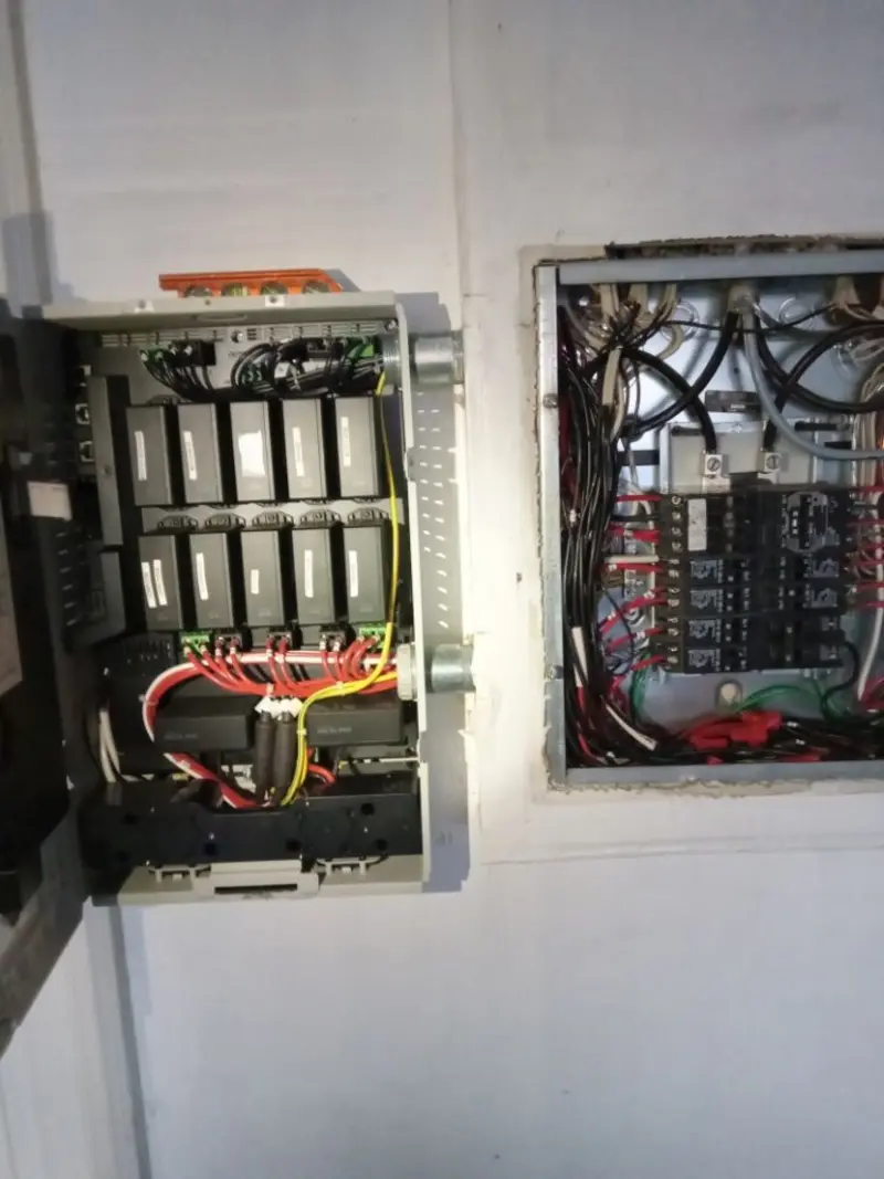 Electrical panel upgrade completed for Security Camera Wiring in Marina del Rey